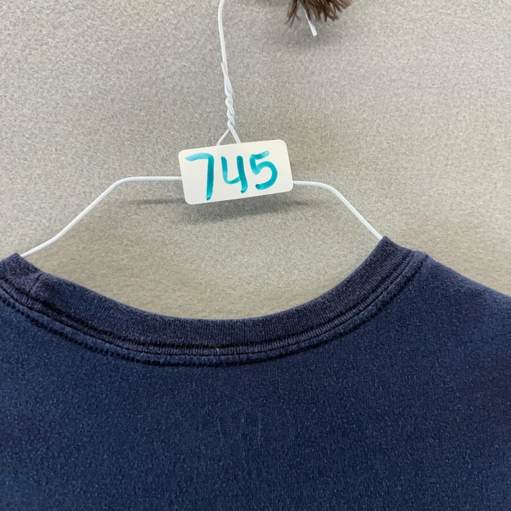 Bluey Hooray Graphic T-Shirt Kids XL 14/16 Navy Blue Short Sleeve Crewneck Tee